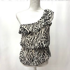 Julie's Closet Brown and Cream Top S